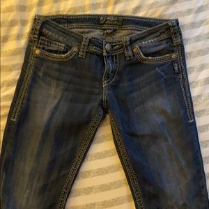 Silver jeans